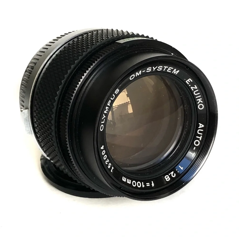 Olympus OM-SYSTEM E.Zuiko Auto-T 100mm f/2.8 Telephoto Camera Lens SN 152004